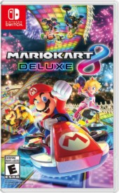 Capa do jogo Mario Kart 8 Deluxe.