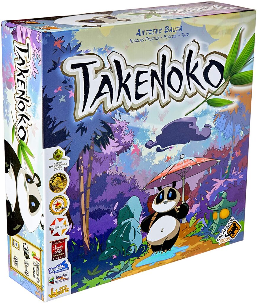 Takenoko jogo: caixa
