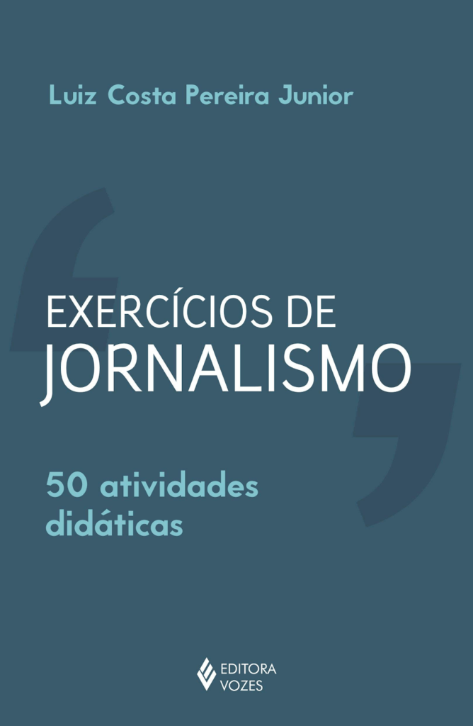 Capa do livro Exercícios de Jornalismo - 50 Atividades Didáticas.