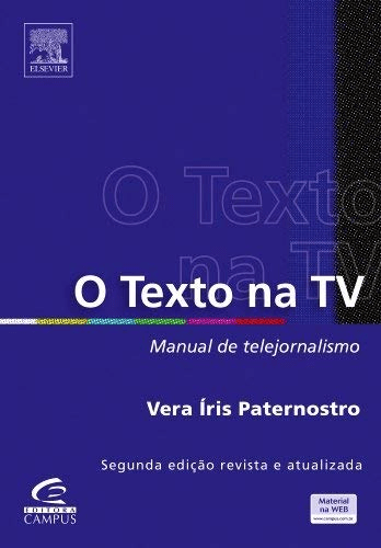 Capa do livro O Texto na TV - Manual de Telejornalismo.