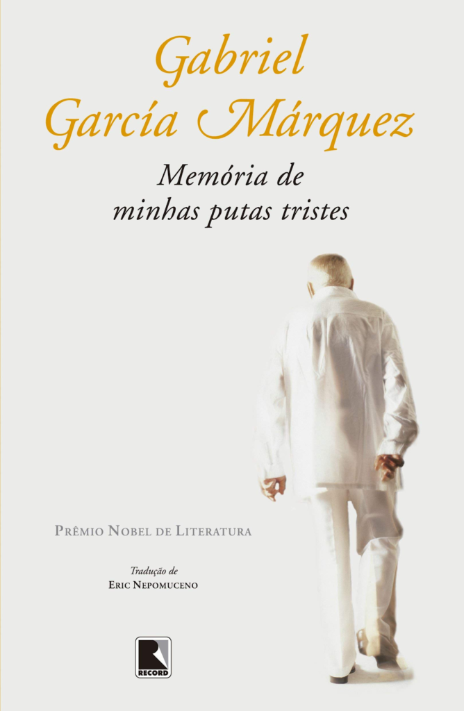 Capa do Livro de Gabriel García Márquez, Memória de Minhas Putas Tristes.