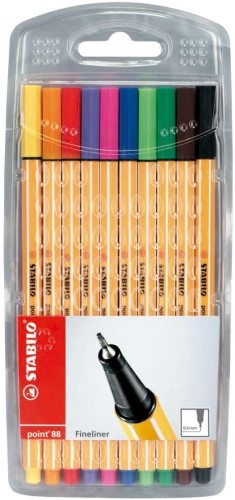 Kit de canetas coloridas.
