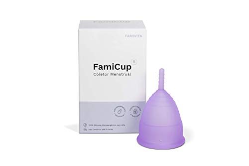 FamiCup - O coletor menstrual reutilizável de silicone 100% hipoalergênico (B - 25ml)