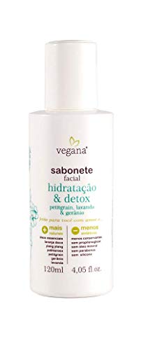 Vegana Sabonete Facial Hidratacao E Detox 120ml, VEGANA
