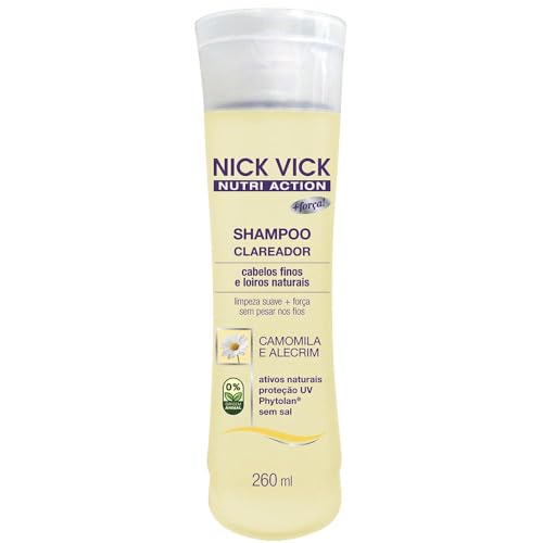 Shampoo Clareador Nick Vick Nutri 300ml, Nick & Vick, Bege