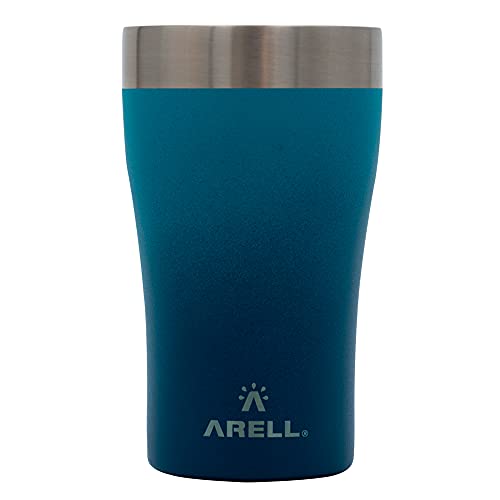 COPO TÉRMICO DE CERVEJA ARELL COM ISOLAMENTO VÁCUO TULIP 500ML OCEAN BLUE