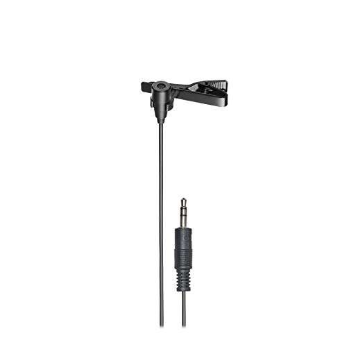 Microfone de Lapela Audio Technica Atr3350is Omnidirecional Condensador Com Bateria - ATR3350xiS