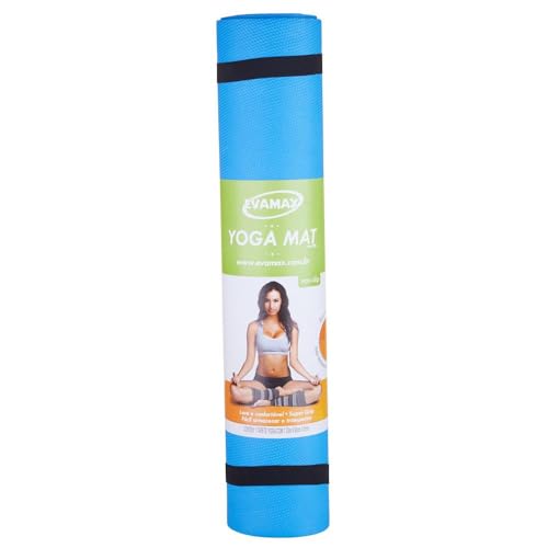 Tapete Para Yoga em EVA, Azul, Evamax, 170x60cm