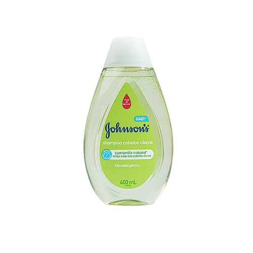 Johnson's Baby Shampoo Para Bebê Para Cabelos Claros, 400ml