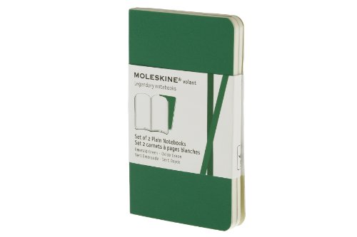 Moleskine Plain Volant Extra Small Emerald Green/Oxide Green Notebooks