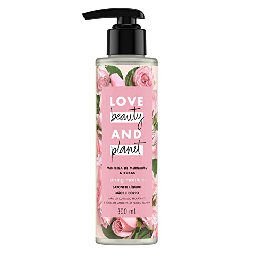 Love Beauty & Planet Sabonete Líquido Caring Moisture 300Ml