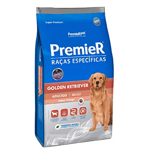 Ração Premier Pet Raças Específicas Golden Retriever para Cães Adultos, 12kg