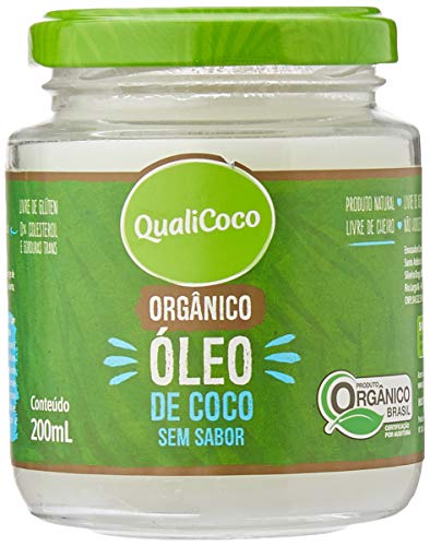 Qualicoco Oleo Coco Sem Sabor 200Ml Orgânico