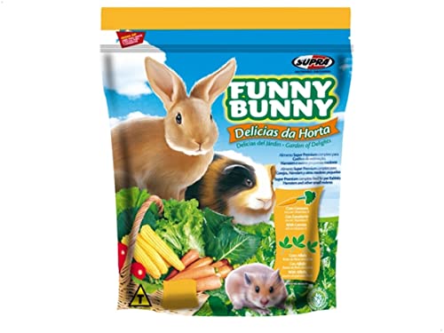 Supra Funny Bunny Delícias da Horta - alimento para coelhos - 500g