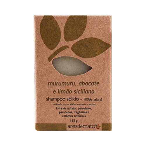 Shampoo Sólido de Murumuru e Abacate Natural e Vegano 115g Ares de Mato