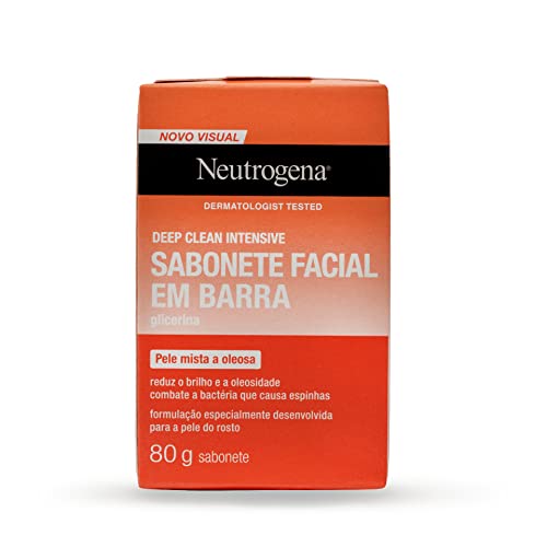 Neutrogena Sabonete Facial em Barra Deep Clean Intensive, 80g