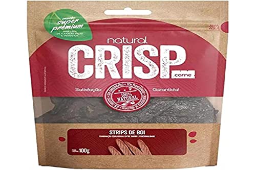 Snack Desidratado Natural Crisp Strips de Boi 100g
