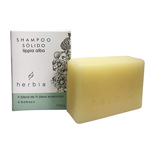 Shampoo Sólido Natural Fortalecedor Lippia Alba, Herbia