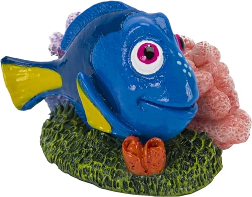 Disney Dory com estátua de aquário coral azul, verde, rosa 3,8 cm mini - PDS-03017208055