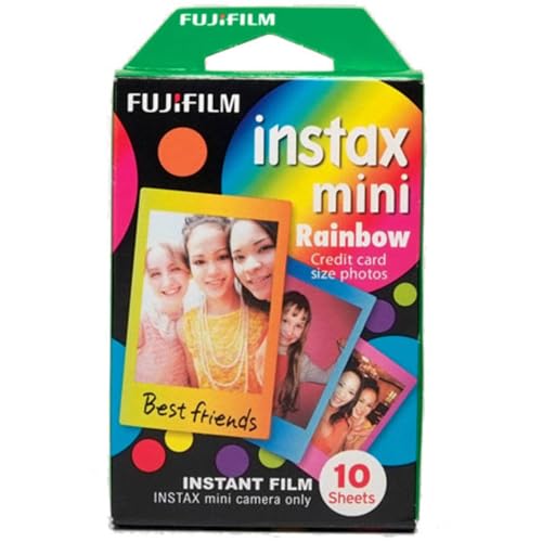 Filme Instax Mini Rainbow com 10 Fotos, Fujifilm