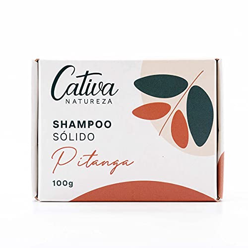 Shampoo Sólido de Pitanga Cativa Natureza Orgânico Natural Vegano 100 G, Cativa Natureza