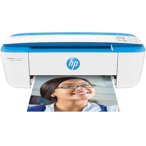 Impressora Multifuncional HP Deskjet 3776 Wi-Fi Scanner. Tecnologia de impressão Jato de Tinta Térmico. Funções: Impressão, cópia, digitalização. Cor ‎Branco/Azul (J9V88A)