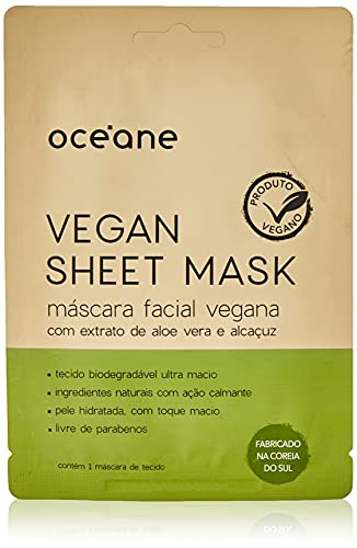 Máscara Facial Vegana com Ext. de Aloe Vera - Vegan Sheet Mask 1 Un