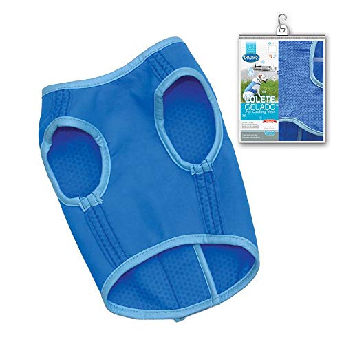 Roupa Refrescante Tamanho P,25cm Comprimento Chalesco para Cães