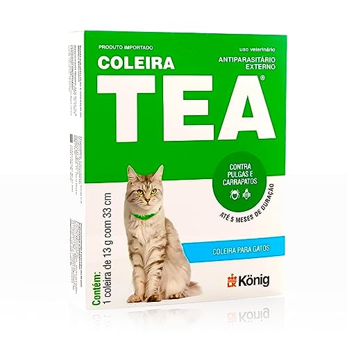 KONIG Coleira Tea - Antipulgas E Carrapatos Para Gatos