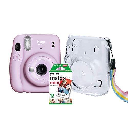 Kit Câmera Instax Mini 11 Fujifilm do Brasil - Lilás Bolsa