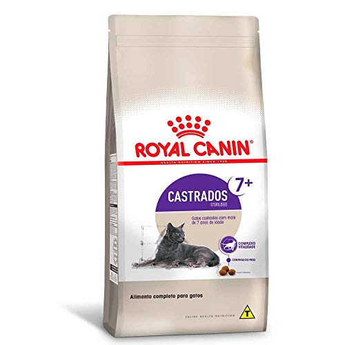 Ração Royal Canin Feline Health Nutrition Sterilised para Gatos Adultos Castrados Acima de 7 anos