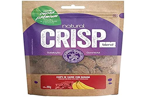 NATURAL CRISP Snack Desidratado Natural Crisp Carne Com Banana 20G