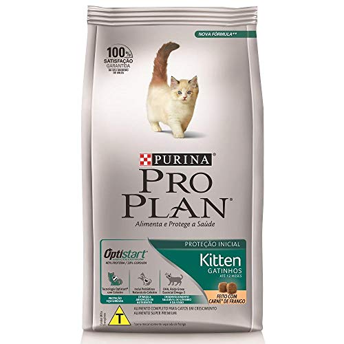 Ração Nestlé Purina Pro Plan Cat Kitten para Gatos Filhotes - 1,5kg Purina para Todas Todos os tamanhos de raça Todas as fases - Sabor Frango