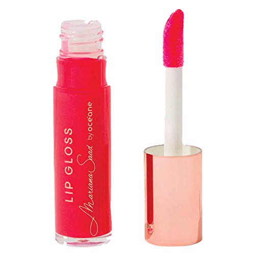Brilho Labial Vermelho Mariana Saad By Océane - Lip Gloss Berry Pink 4g