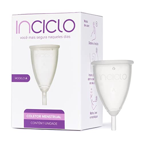 Coletor Menstrual, Inciclo, Transparente, Modelo A