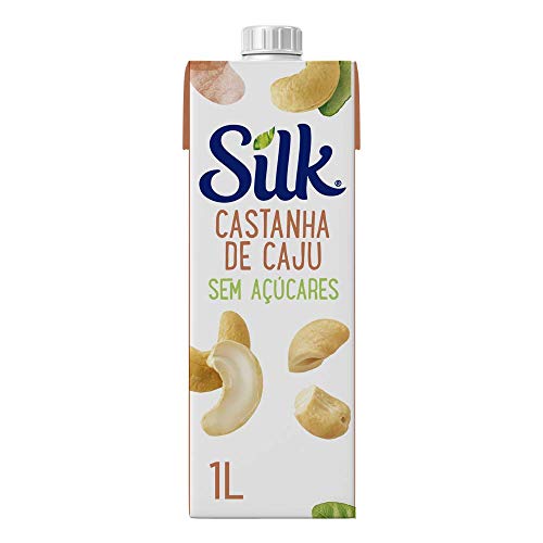 Silk Castanha de Caju - Bebida Vegetal, Sem Açúcar, 1L