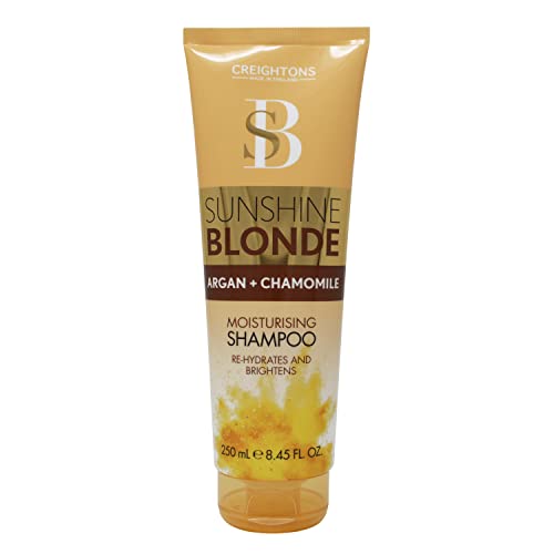 Sunshine Blonde Extra Moisturising Shampoo 250ml, Creightons, Dourado