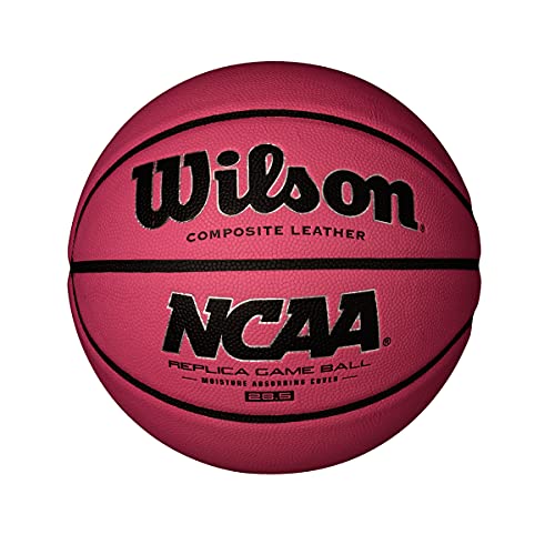 Wilson Réplica de basquete NCAA - Tamanho 15-72 cm, rosa