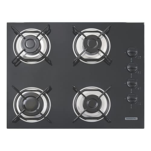 Cooktop Gas Glass Brasil 4gg 55 Tramontina Preto