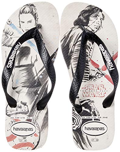 Chinelo Star Wars, Havaianas, Adulto Unissex, Bege, 35/36