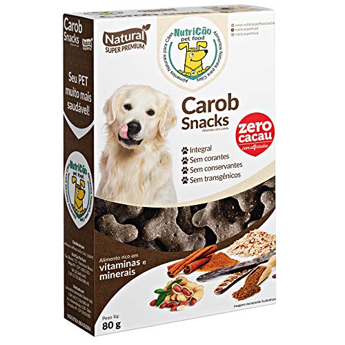 Biscoito para cães - Carob Snacks, NutriCão, Crème