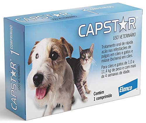 Capstar 11,4kg Azul, 1 com para Elanco