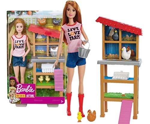 Boneca e Playset Barbie Profissões Barbie Granjeira DHB63 Mattel