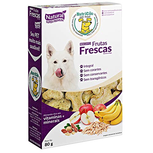 Biscoito para cães - Frutas Frescas, NutriCão, Crème