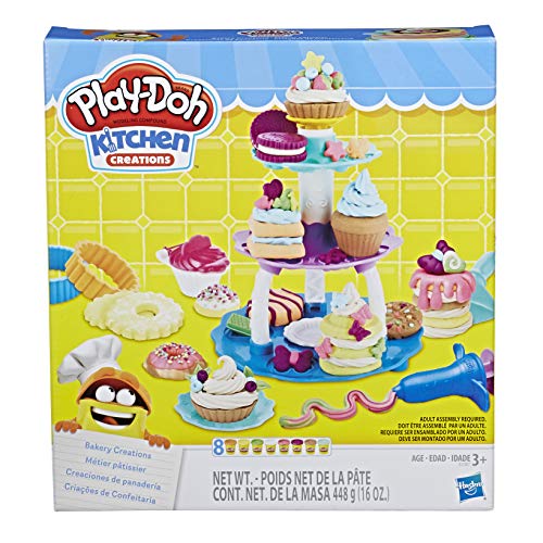 Play-Doh Brinquedo Criações de Confeitaria - E2387 - Hasbro, cores diversas