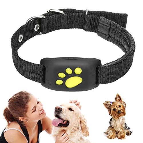 JINQII Rastreador GPS para animais de estimação, coleira para cães, monitor de atividade, 2 modos de localização, audição remota, rastreador de cães antiperda e rastreador de GPS para chamadas de GPS e carregamento USB