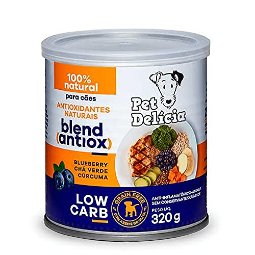 Pet Delícia Low Carb Antioxidante Natural 320g Pet Delícia Raça Adulto, Sabor Frango 320g