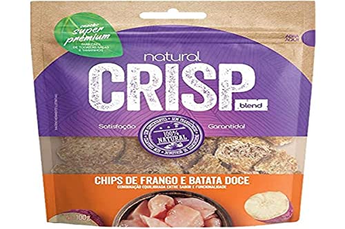NATURAL CRISP Snack Desidratado Natural Crisp De Frango/Batata Doce 100G