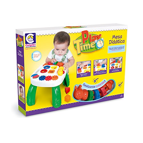 Cotiplas Cotiplás Brinquedo Educativo Mesa Play Time Multicores