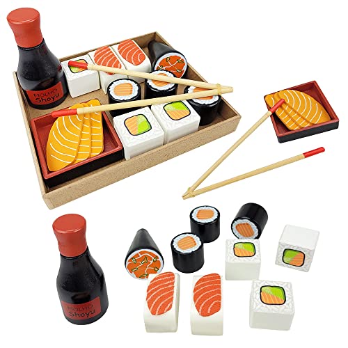 Coleção Comidinhas - Kit Sushi - 16Pç, New Art